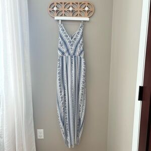 American Eagle Outfitters Jumpsuit Blue/White Sz Small
